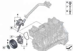 BMW 1 Water pump